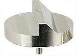 REM Stiftprobenteller, 45/90° Schräge, Ø 32 mm Kopf, Standard Pin, Aluminium